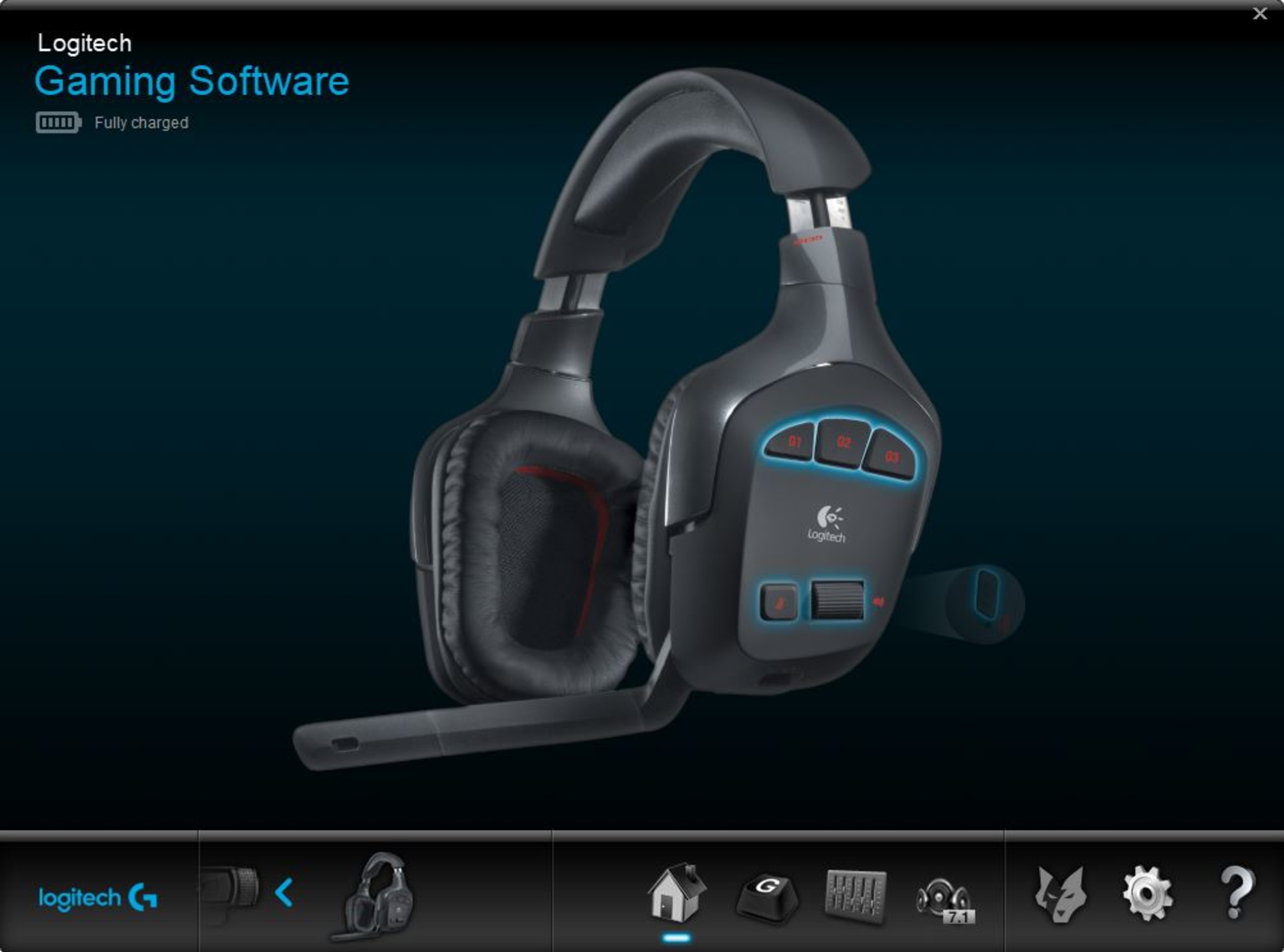 logitech g930 headphones software